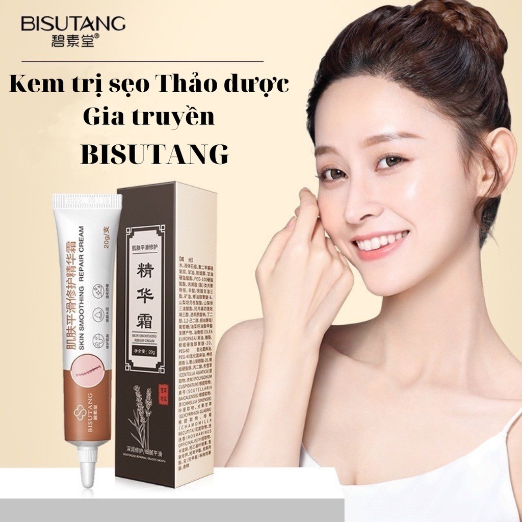 Kem Dưỡng Trắng Liền Sẹo Bisutang - Kem Bisutang Khôi Phục Lại Tế Bào Da Bị Hư Hại, Lấp Đầy Sẹo Rỗ, Sẹo Lõm Lâu Năm