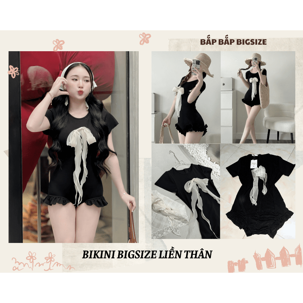BIKINI BIGSIZE LIỀN THÂN - ĐỒ BƠI MỘT MẢNH