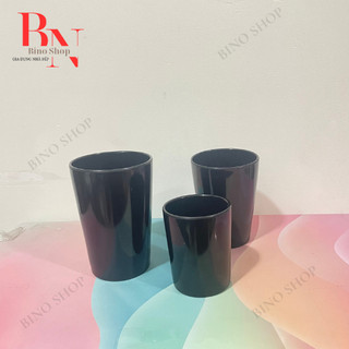 Ly Nhựa Melamine Màu Đen Trà Đá Nhiều Size