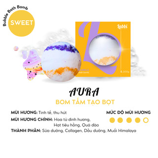 Bom tắm tạo bọt AURA Bubble Bath bomb/ Viên tạo bọt bồn tắm