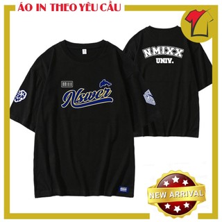 Áo Thun Kpop NMIXX MIXX UNIVERSITY LILY HAEWON SULLYOON BAE JIWOO KYUJIN Cổ Tròn