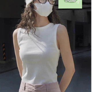 Áo thun ba lỗ nữ dáng ôm thun gân co giãn MENINA+STUDIO, áo ôm thun gân phong cách cho nữ