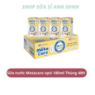 Sữa nước Metacare opti 180ml Thùng 48H Nutricare date mới