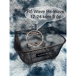 Rổ lưới thái wave rs wave 17-24 kèm 3 ốc salaya gắn xe máy