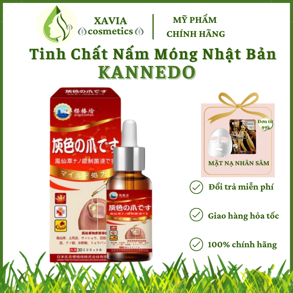 Tinh chất nấm móng KANNEDO - Serum nấm móng Nhật Bản KANNEDO cải thiện hỏng móng, phục hồi và nuôi dưỡng móng - XAVIA
