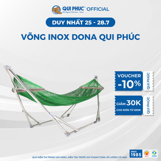  Võng xếp inox DONA túi, chắc chắn, bền bỉ với mọi điều kiện thời tiết
