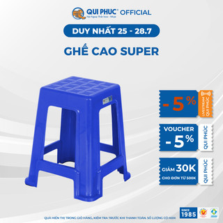  Bộ 10 Ghế nhựa cao SUPER, thiết kế hiện đại, chắc chắn 100% nhựa PP