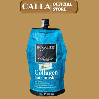 Kem Hấp Ủ Tóc Collagen Bosecher 500ML Phục Hồi Tóc Siêu Mượt | Bản Cải Tiến Ủ Tóc Collagen KARSEELL