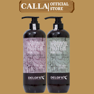 Dầu Gội Xả DELOFIL 800ml * 2 Sạch Gàu Kiềm Dầu Chống Gãy Rụng Phục Hồi Tóc Siêu Mềm Mượt