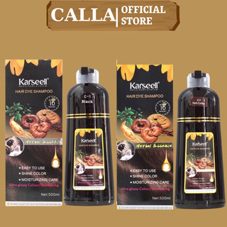Dầu gội phủ bạc karseell, phủ bạc đen tóc, nâu tóc từ lần gội đầu tiên, 100% thảo dược thiên nhiên