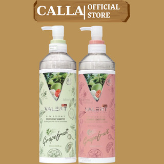 Dầu Gội Xả Bưởi VALERT GRAPEFRUIT 850ml Phục Hồi Tóc Hư Tổn , Chống Rụng Kích Mọc Tóc Siêu Mềm Mượt