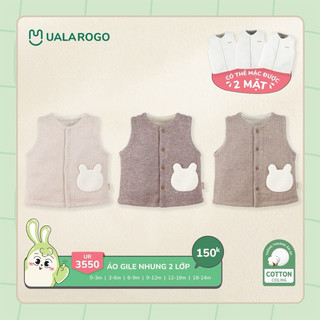Ualarogo - Gile nỉ nhung Ualarogo cho bé trai/bé gái