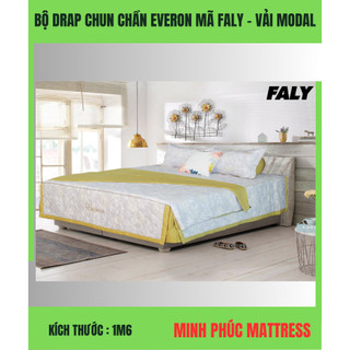 Bộ drap phủ everon faly 1m6 vải modal