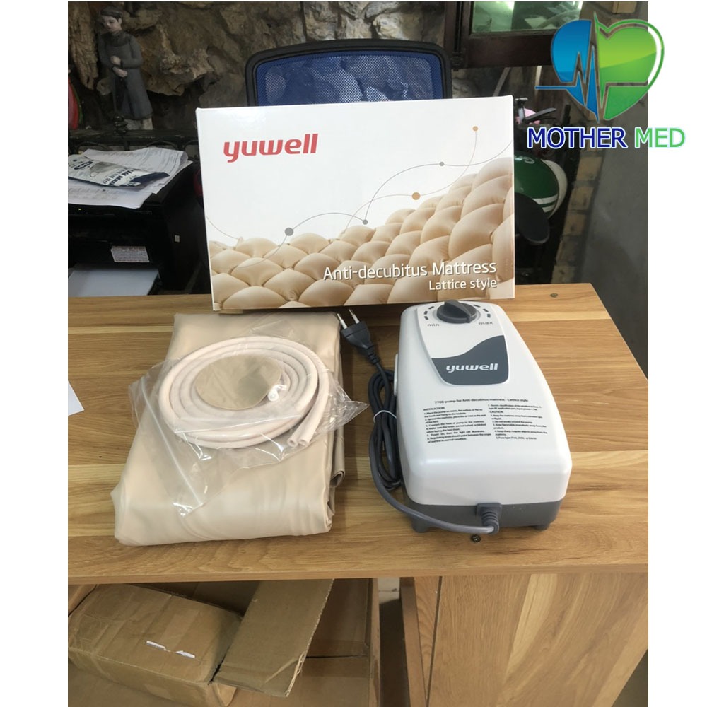 Nệm hơi chống loét, đệm nước cho người già YUWELL LATTICE STYLE bảo hành máy bom 12 tháng