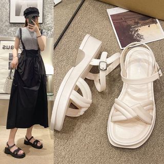 Xăng Đan Quai Cách Điệu Thời Trang Nữ Mùa Hè 2024 Mới Retro Phong Cách Đi Biển Đi Biển Du Lịch Đế Mềm Dễ Phối Đồ_MINA