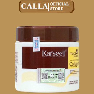Kem Ủ Tóc Collagen KARSEELL Phục Hồi Tóc Siêu Mượt Hương Nước Hoa Dạng Hũ 500ML