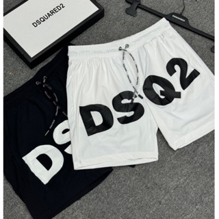 quần đùi nam DSQ2 in chéo mẫu mới sooc boy phố gió dù dsquared2