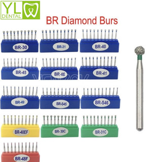 [Hàng mới về] Mũi khoan nha khoa BR - BR 30C BR 31C Set 10 mũi  khoan 1.6mm chuyên dụng chất lượng cao