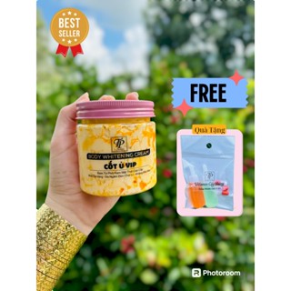 220g Kem Cốt Thái Ủ Mạnh Rỉ Đầu Vàng ( tặng 2 chai khử thâm & 2v cấy trắng) Khử vàng bóc đến cho da ngâm đen chai lì