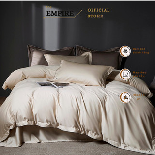 Bộ chăn ga gối 4 món lụa EMPIRE cao cấp đa dạng màu sắc vẻ đẹp sang trọng - EMPIRE Bedding & Decor.
