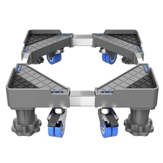 Chân Kê Máy Giặt Tủ Lạnh 4 Bánh Xe 8 Trụ Chống Rung Chống Ồn Hàng Chính Hãng Gobos