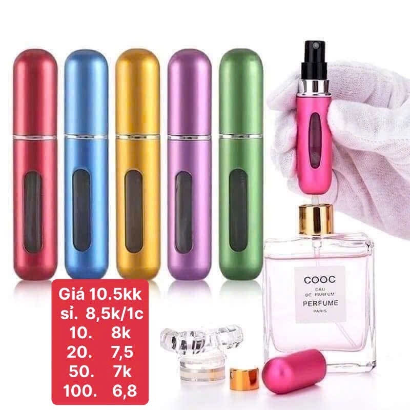 (Bán buôn-chuyên sỉ) Lọ chiết nước hoa mini 5ml (cái)