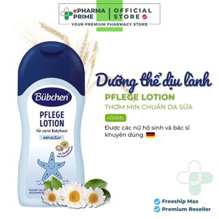 Sữa dưỡng thể cho bé bubchen pflege lotion thơm mịn chuẩn da sữa 400ml