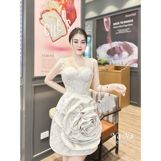 Đầm tapta đính hoa TKCC