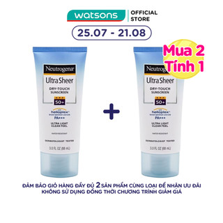 Kem Chống Nắng Neutrogena Ultra Sheer Dry Touch Khô Thoáng SPF 50 PA+++ 88ml