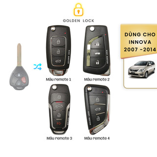Chìa khoá gập toyota innova 2007-2014