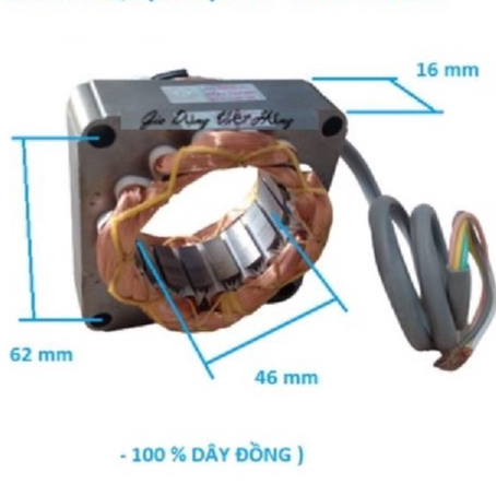 Stator quạt điện Hữu Thành 46 QUỐC HƯNG B3 dây đồng - loại 46