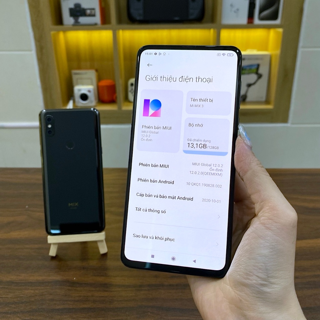 Điện thoại Xiaomi Mi Mix 3 Rom Quốc tế tiếng Việt - Màn AMOLED trượt Ram 8G 128G | BigBuy360 - bigbuy360.vn