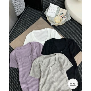 Áo len đũa khuy cổ hàng QC
