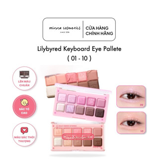 [Lilybyred] Bảng Phấn Mắt 10 Ô Lilybyred Mood Keyboard Eyepalette