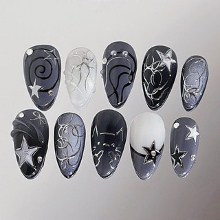 115 Nailbox thiết kế y2k ngôi sao