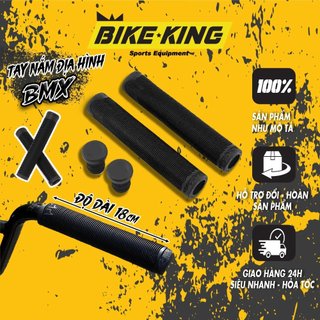 Tay Nắm Dài Xe Đạp Đa Năng Cao Cấp Kiểu Long Grips 18CM - Chống Trượt, Êm Ái, Phù Hợp Mọi Loại Xe TN-02