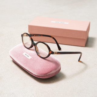 Gọng kính thời trang M.I.U hình bầy dục form kính nhỏ xinh dành cho nữ- Kính phong cách Hàn Quốc retro