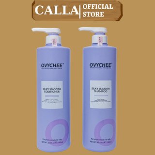 Dầu Gội Xả OVYCHEE 1000ML * 2 Ngăn Dầu Gầu Ngăn Rụng Hiệu Quả Phục Hồi Tái Sinh Mầm Tóc Siêu Mượt