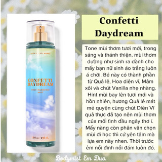 [Bodymist] Xịt Thơm Toàn Thân - CONFETTI DAYDREAM