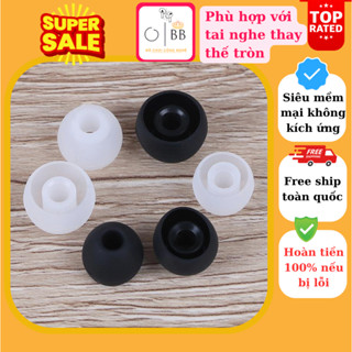 Bộ 4 Núm tai nghe tròn silicon thay thế