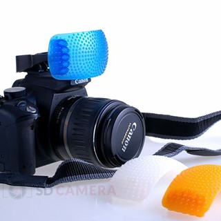 Tản Sáng Flash Cóc 3 màu cho máy ảnh có khe cắm hotshoe