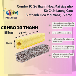 Combo 10 sứ thanh hoa mai vàng - mè size nhỏ