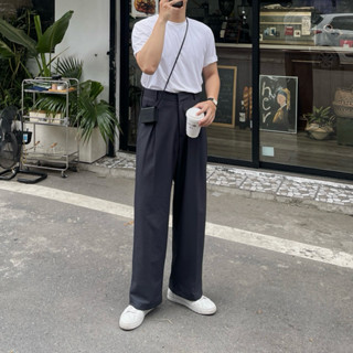 Quần Vải Ống Rộng - INVERTED Wide Slacks - DaeOne