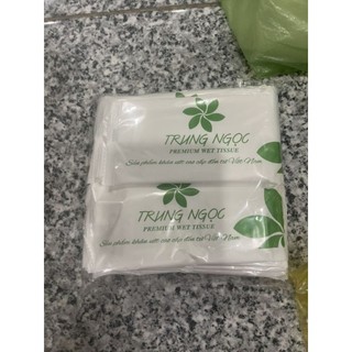 Bịch 20 cái Khăn lạnh dùng 1 lần, khăn ướt dùng quán ăn