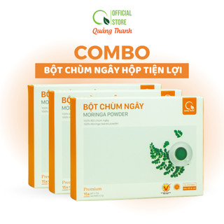 [Combo 3] Bột Chùm Ngây Sấy Lạnh Nguyên Chất Hộp 45g, Bột dinh dưỡng ăn dặm, tăng cường sức khỏe