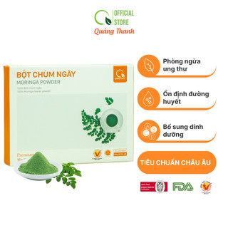 Bột Chùm Ngây Sấy Lạnh Nguyên Chất  - Bột dinh dưỡng ăn dặm cho bé, tăng cường sức khỏe - Hộp 45g