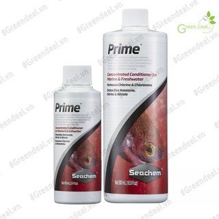 [Tem Sicavi] SEACHEM - Prime | Khử cấp tốc Clo, NH3, NO2, NO3 cho nước hồ cá thủy sinh, hồ cá biển