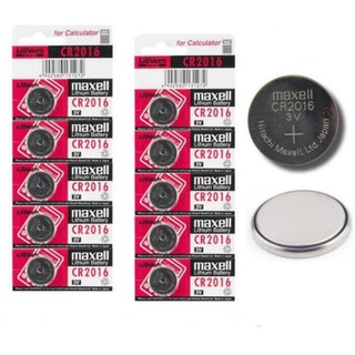 Pin CR2016 Maxell 3V vỉ 5 viên