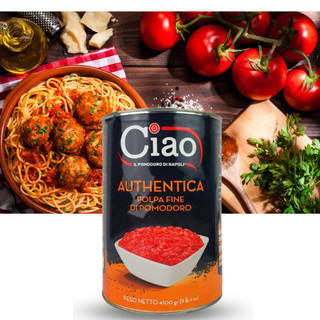 Sốt cà chua xay nhuyễn, crush tomato Ciao từ Ý 400g