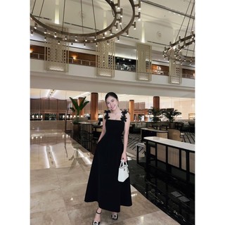 Đầm dự tiệc dáng dài 2s đính hoa Amin Dress